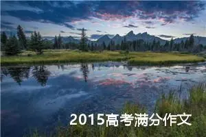 2015高考满分作文：智慧，知识与德行