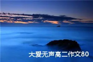 大爱无声高二作文800字 -我的个人资料