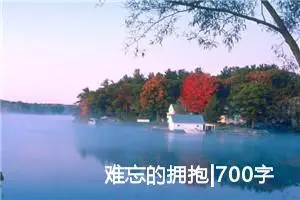 难忘的拥抱|700字优秀作文