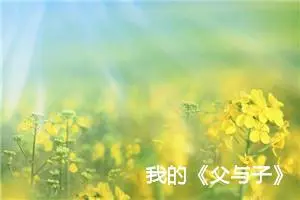 我的《父与子》