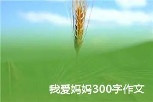 我爱妈妈300字作文三年级（精选10篇）