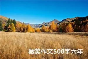 微笑作文500字六年级优秀（精选10篇）