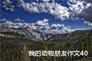 我的动物朋友作文400字四年级下册（通用13篇）