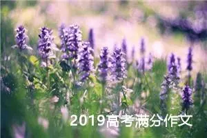 2019高考满分作文：​​劳动最美好 奋斗正当时