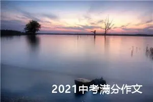 2021中考满分作文：​成长的滋味