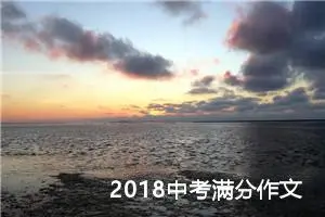 2018中考满分作文：​享受奋斗的快乐