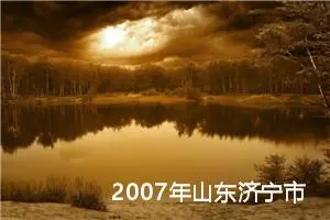 2007年山东济宁市中考满分作文