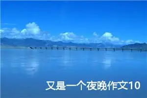 又是一个夜晚作文100字