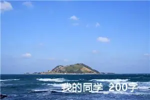 我的同学_200字