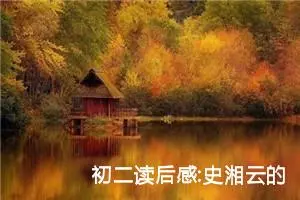 初二读后感:史湘云的结局之迷-《红楼梦》