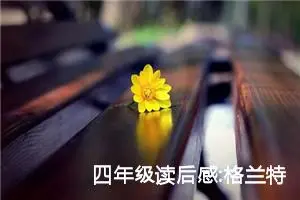 四年级读后感:格兰特船长的儿女（三）