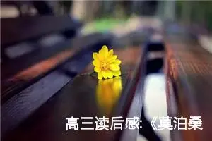 高三读后感:《莫泊桑短篇小说集》读后感（三）