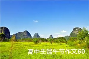 高中生端午节作文600字（精选20篇）