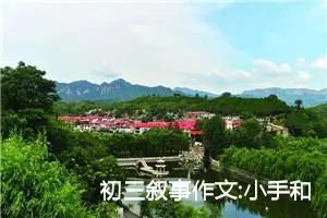 初三叙事作文:小手和大手