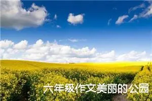 六年级作文美丽的公园（精选20篇）