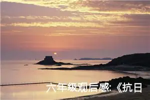 六年级观后感:《抗日儿童团》观后感