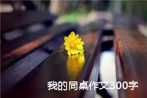 我的同桌作文300字三年级（精选10篇）