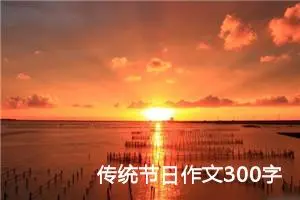 传统节日作文300字三年级（通用12篇）