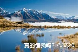 真的懂我吗？作文200字