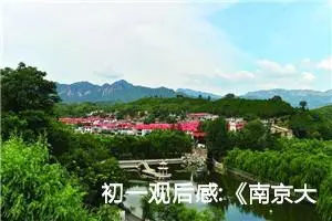 初一观后感:《南京大屠杀》观后感二