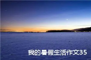 我的暑假生活作文350字左右四年级（精选20篇）