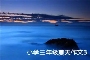 小学三年级夏天作文300字左右（精选10篇）