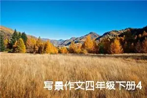 写景作文四年级下册400字（精选10篇）