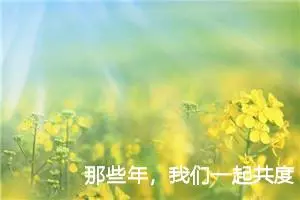 那些年，我们一起共度元旦