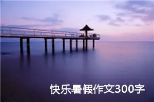 快乐暑假作文300字左右三年级（精选10篇）