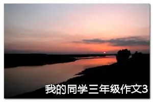 我的同学三年级作文350字左右（精选10篇）