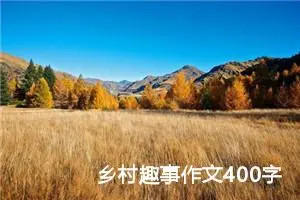 乡村趣事作文400字四年级（精选10篇）