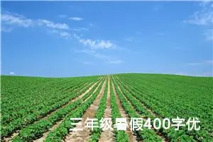 三年级暑假400字优秀作文（精选10篇）