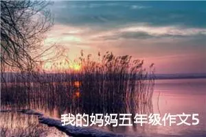 我的妈妈五年级作文500字（精选10篇）