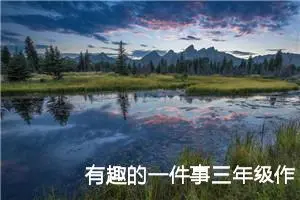 有趣的一件事三年级作文300字（精选10篇）