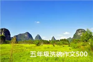 五年级洗碗作文500字（精选10篇）