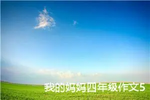 我的妈妈四年级作文500字左右（精选20篇）