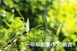 一年级叙事作文:做诱人的苹果