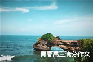 青春高三满分作文