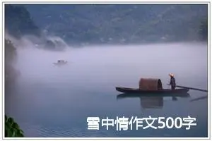 雪中情作文500字