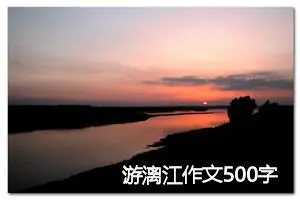 游漓江作文500字