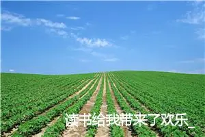 读书给我带来了欢乐_作文400字_小学议论文作文