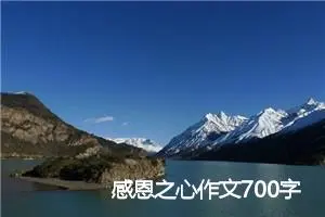 感恩之心作文700字