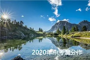 2020年中考满分作文写作技巧攻略_作文3000字_中考作文指导