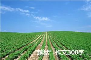 “越狱”作文300字_小学二年级作文